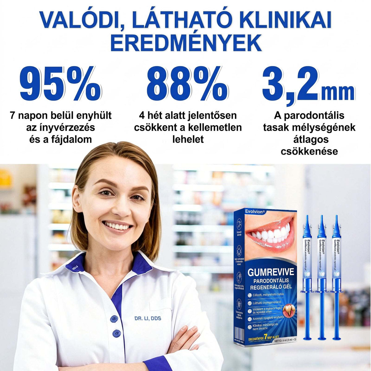 𝑬𝒗𝒐𝒍𝒗𝒊𝒐𝒏® 🦷 GumRevive Ínyregeneráló Gél – Az egészségesebb ínyért és magabiztosabb mosolyért🍄