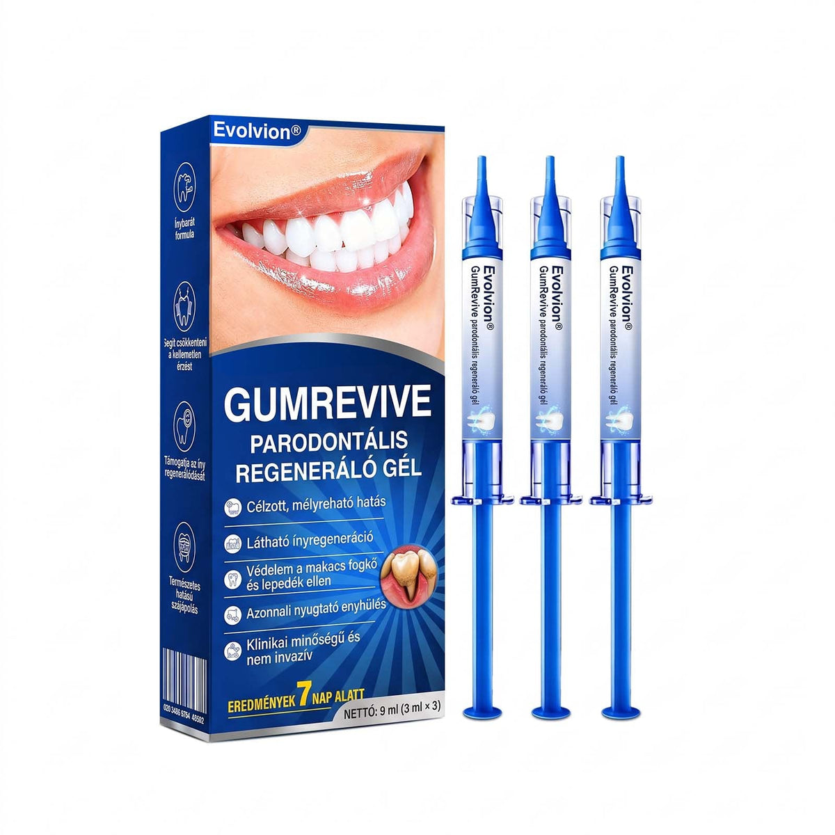 𝑬𝒗𝒐𝒍𝒗𝒊𝒐𝒏® 🦷 GumRevive Ínyregeneráló Gél – Az egészségesebb ínyért és magabiztosabb mosolyért🍄